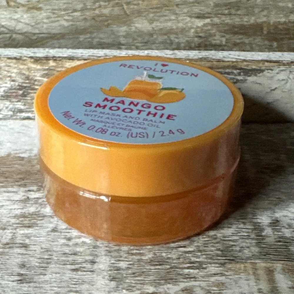Revolution Mango Smoothie Lip Mask‎ And Balm | MSRP = $15